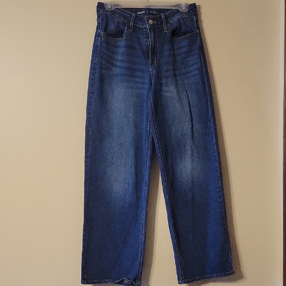 Old Navy WOW Wide Leg Jeans Regular Length High Rise